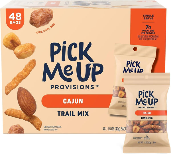 Pick Me Up Provisions Pick Me Up Cajun Trail Mix, 48 Bags/Box (PM63389)