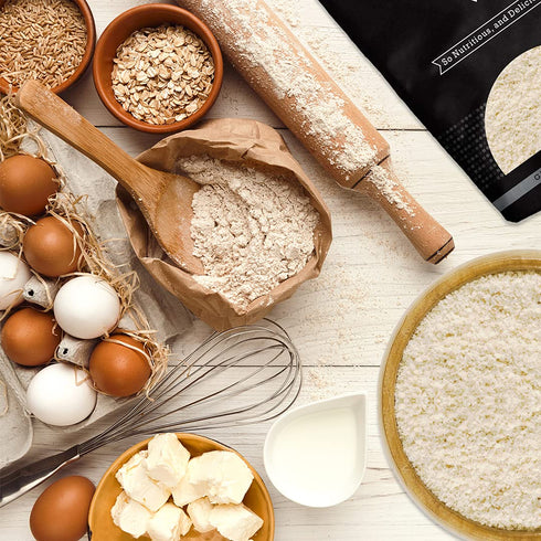 Packed 5 lbs. (80oz) Cashew Fresh Raw Flour, All Natural, in Resealable Bag, Kind to your Body, Gluten free, High