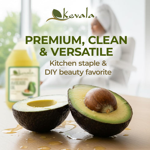 8 Oz (Pack 1) Kevala Avocado Oil Cold Pressed | NonGMO Project Verified & Kosher | Multipurpose for High Smoke Point
