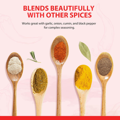 16 oz (Pack 1), Soeos Paprika Powder, of Sweet Paprika Seasoning for Marinade, Cooking, Grilling, Dipping, Perfect