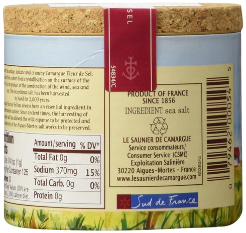 125 4.4 oz, Fleur de Sel de Camargue French sea salt g Three