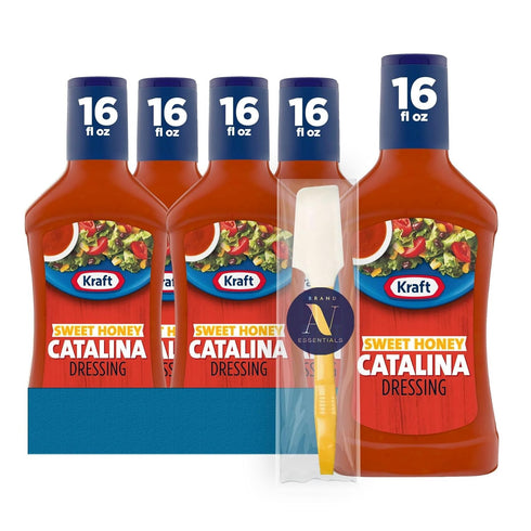 Kraft - Lavinia Essentials Bundle: 6-Pack of Sweet Honey Catalina Creamy Dressing, 16oz