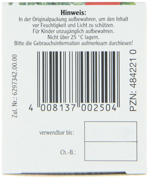 Bad Heilbrunner Nieren und Blasen Tea, Kidney and Bladder Tea (4 Packs, 8 Teabags each) - Fresh from Germany