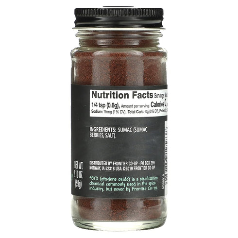 Frontier Natural Products, Ground Sumac, 2.10 oz (59 g)