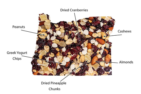(20oz.) Oregon Farm Fresh Snacks Cranberry Craze Nuts Mix - Sweet and Salty Snacks with Dried Pineapple, Cranberries