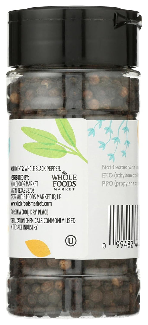 365 1.87 by Whole Foods Market, Whole Black Peppercorns, Ounce