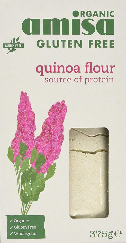 Amisa ORGANICS Organic Quinoa Flour, 375 GR