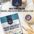5 Lb Great River Milling Organic Unbleached Wheat Bread Flour | Artisan Bread Flour for Baking | Multi-Purpose Wheat