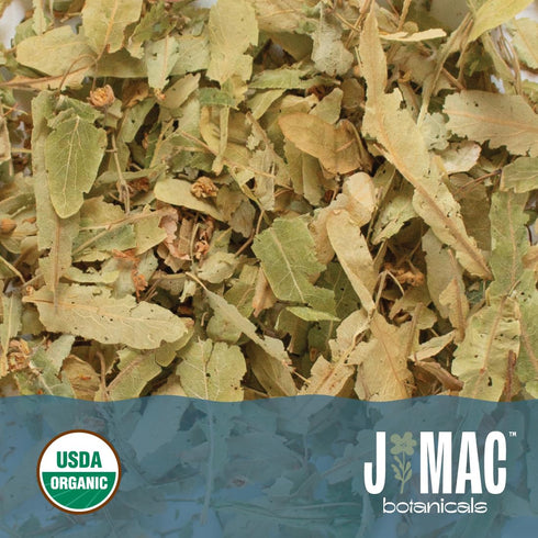 Organic Linden Leaf and Flower by J Mac Botanicals - Whole Leaves and Flowers