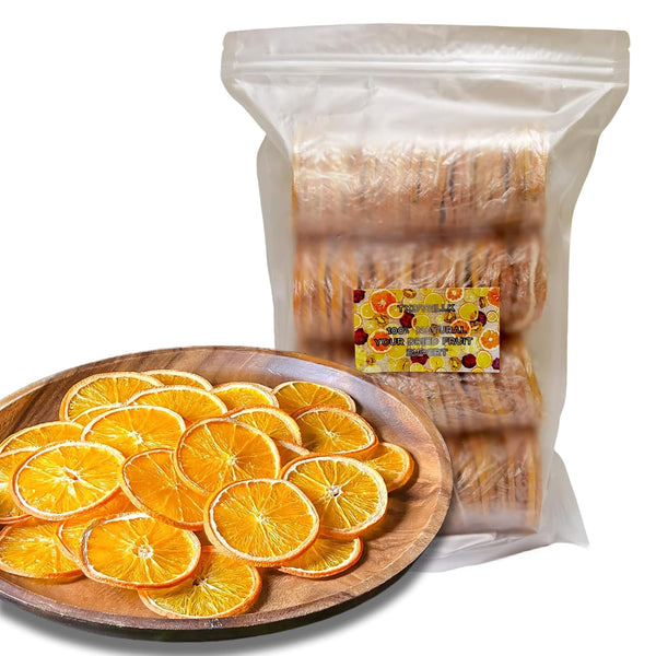 TXDYNLLK Dried Orange Slices 17.6oz(500g) Dehydrated Oranges for Vibrant Cocktails, Festive Christmas
