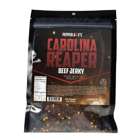 Pepper Joes Carolina Reaper Beef Jerky Dangerously Delicious Spicy Beef Jerky with