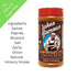 Jake’s Famous Memphis Rub, Gluten Free, Sugar Free, BBQ Rub for Ribs and Brisket, 10 oz