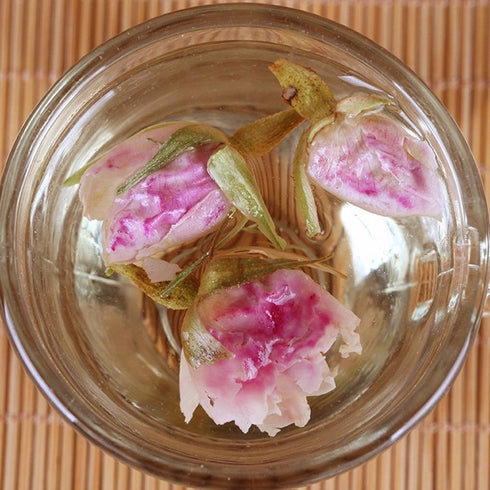 TooGet Fragrant Natural Pink Rose Buds Organic Dried Rosa Damascena - 2 OZ Culinary Grade