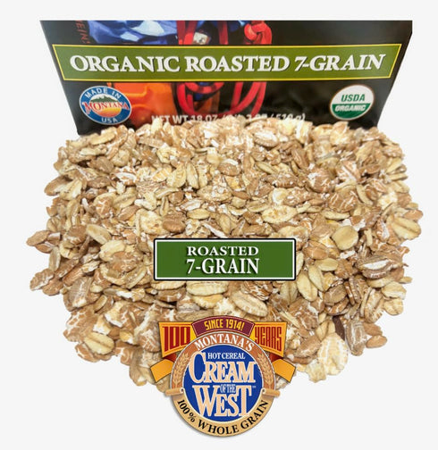 Cream of the West 100% 7-Grain 18 oz. , Organic Hot Cereal, - Single Box