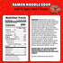 2.25 Oz Pack 12 Maruchan Instant Lunch Ramen Noodles, Hot & Spicy Beef Flavor Japanese-Style Instant Noodle Soup, Quick