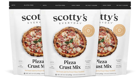 Scotty's Everyday - Keto Pizza Crust Mix - 0g Net carbs, 0g