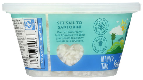 Follow Your Heart 6 , Feta Crumbles Plant Based, Ounce