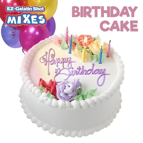 Birthday Cake Jello Shot Mix 6.78 oz - Premium Gluten-Free Mix for Tasty Jello Shots