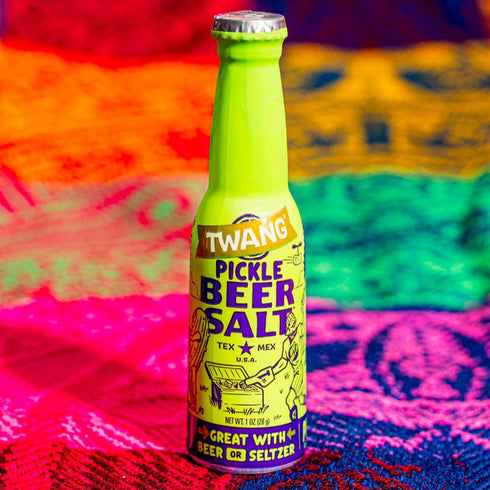 1 (Pack 3) Twang Flavored Beer Salt Seasoning, Pickle, Toppings for Beer, Hard Seltzers, Canned Cocktails and More