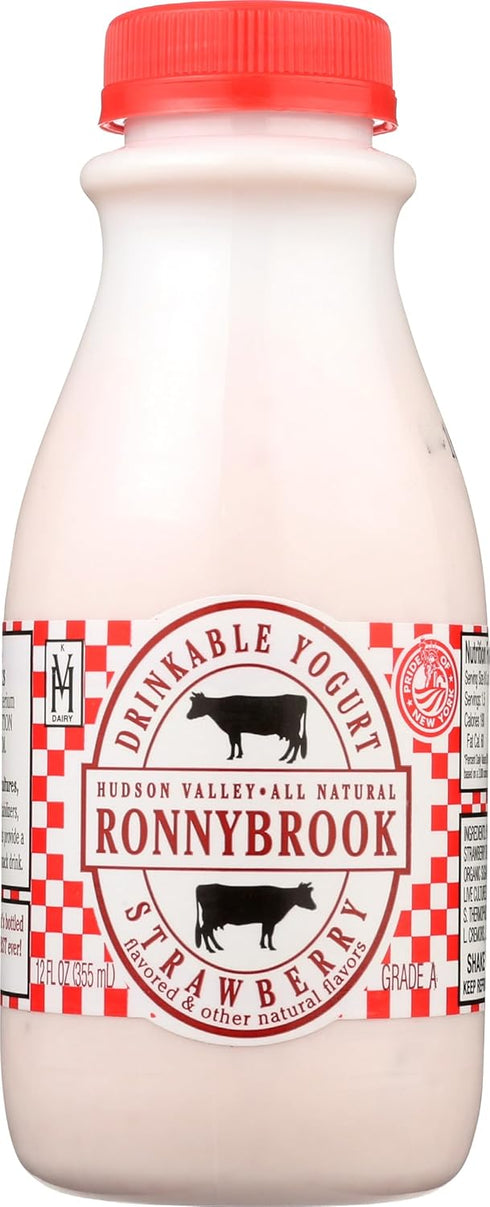RONNY BROOK RONNYBROOK FARM DAIRY Strawberry Drinkable Yogurt, 12 FZ