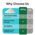 1lb Quay Naturals Pure Baking Soda - Aluminum-Free, Food-Grade, Multi-Purpose - For Baking, Cleaning & Deodorizing