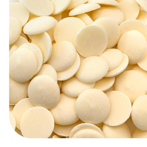 White Chocolate Melts - 2 Pound Pack - Merckens Melting Wafers for