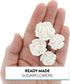Set, 24 Count Global Sugar Art Edible Royal Icing White Rose Two sizes, for Cake and Cupcake Decorating by Chef Alan