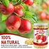 Egcina 10oz Freeze Dried Diced Apples Pieces- Crispy Apple Slices, No Sugar Added Dried Apple Chips, Delicious Fruit
