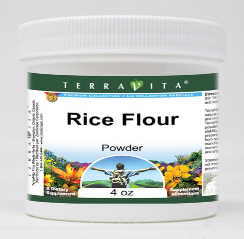 Terravita Rice Flour Powder (4 oz, ZIN: 521317) - 3 Pack