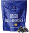 PuroRaw Dried Blueberries No Sugar Added, 2 lbs. Blue Berries Fruit, Dehydrated Blueberries