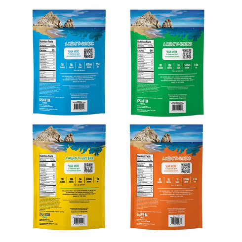 Pack Pack, 2.5 Oz (Pack 4) Baja Beef Jerky Snack - Jerky Variety Beef Jerky Gifts for Men, Beef Jerky Sampler, Craft