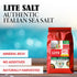 50% 2 Pacific Pelican Iodized Lite Italian Sea Salt, Less Sodium, Coarse Grain, Pound, Natural & Organic; best