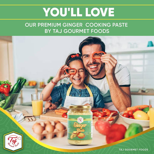 TAJ Gourmet Ginger Paste - Cooking Paste, 750g