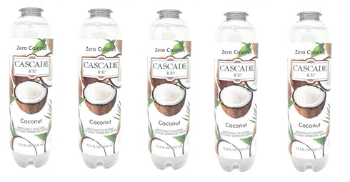 Cascade Ice Sparkling Water 17.2oz - 5 bottles (Coconut)