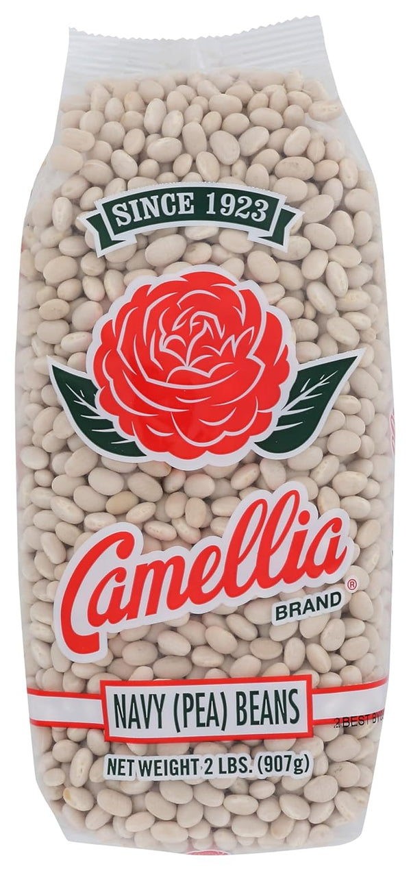 Camellia Brand Navy Pea Beans Dry Bean, 2 Pound Bag