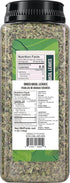 5 oz (142g), Soeos Basil Leaves, Cut and Sifted, Dried Basil Leaves, Pairs Well with Pasta, Salad, Pizza, Sauces