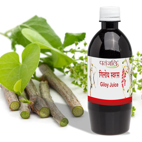 500ml 16.908 oz (Pack 2) Patanjali Giloy Juice, / fl