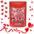 300-Pack 5g 5 Fruidles Lollipops Mini Red Heart Shaped Strawberry Flavored Lollipop, Individually Wrapped, Lollipops