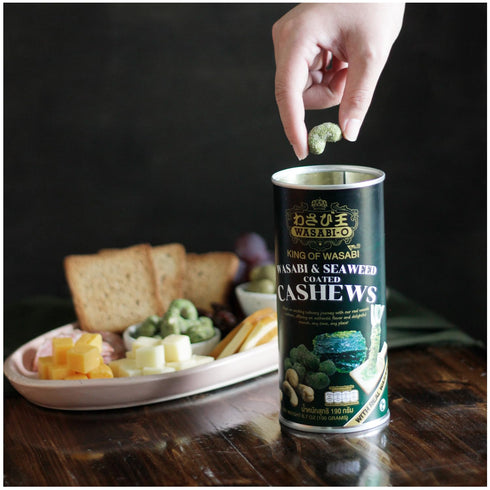 (6.7 (Pack 1), WASABI-O Cashews Ounce of Authentic Wasabi and Seaweed)