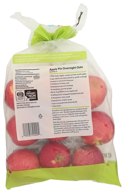 365 by Whole Foods Market 48 Apples Pink Lady Bag Organic, Ounce