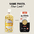 30g 3.5oz Packaging 10oz (Pack 2) Al Dente Protein Pasta Egg & Roasted Garlic Fettuccine - High Protein in Serving