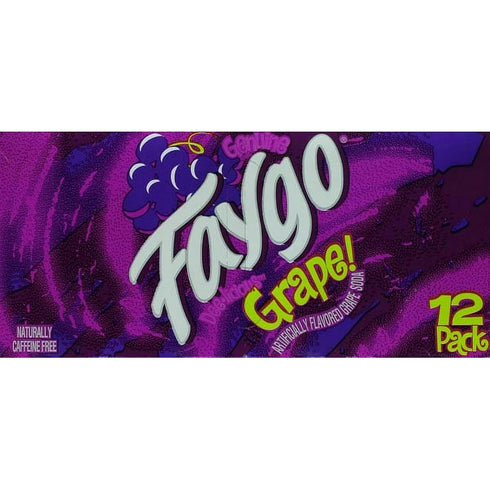 Generic 24 Pack 12-oz. Faygoo - Grape Soda - of Cans