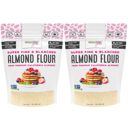 Wholesome Yum Premium Fine Blanched Almond Flour For Baking & More (16