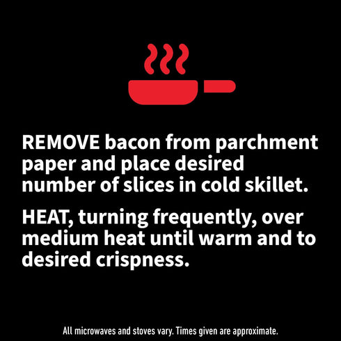 2.52 oz (Pack 3) HORMEL BLACK LABEL Thick Cut, Fully Cooked Bacon for Ready to Eat Meals, No Refrigeration Needed