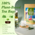 100 Count,100% WT WEETEE Rosemary Leaf Tea Bags Caffeine-Free Herbal Tea Made from Pure Rosemary Leaves, Supports