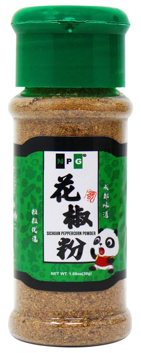 NPG Premium Szechuan Red Peppercorns Powder, 1.08 Oz (30g), Mouth-numbing Spice for Kung Pao Chicken, Mapo Tofu,