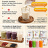FFEEJ 80g 5 Smooth(#20) X Bags Soy Milk Mix - Pre-Measured Whole Grain Blend For Blender, Instant Non-GMO Breakfast