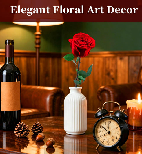 5 Preserved Flowers for Delivery,Red Rose Bouquets That Last Years,Birthday Flowers Gifts for Women Mom Grandma Wife