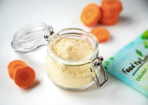 1 Food to Live Organic Carrot Powder, Pound Non-GMO, Ground Raw Dried Roots, Vegan, Bulk, Great for Baking, Juices