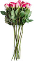 Flower Explosion 12 Stems - Fresh Cut Sweetness Pink and White Rose Bouquet from